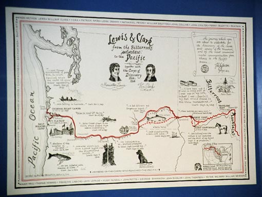 Lewis & Clark Journey Map