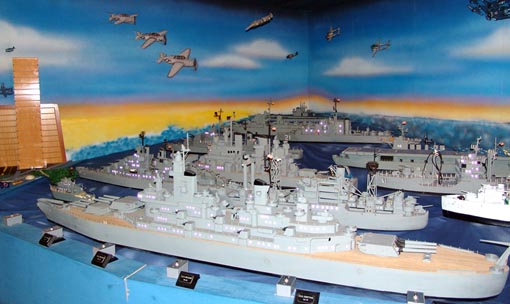 Ships in New York Display